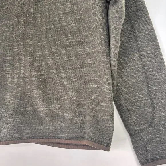 Patagonia Men's Brown Reclaimed Fleece Pullover 1/2 Zip Sweater Size Medium